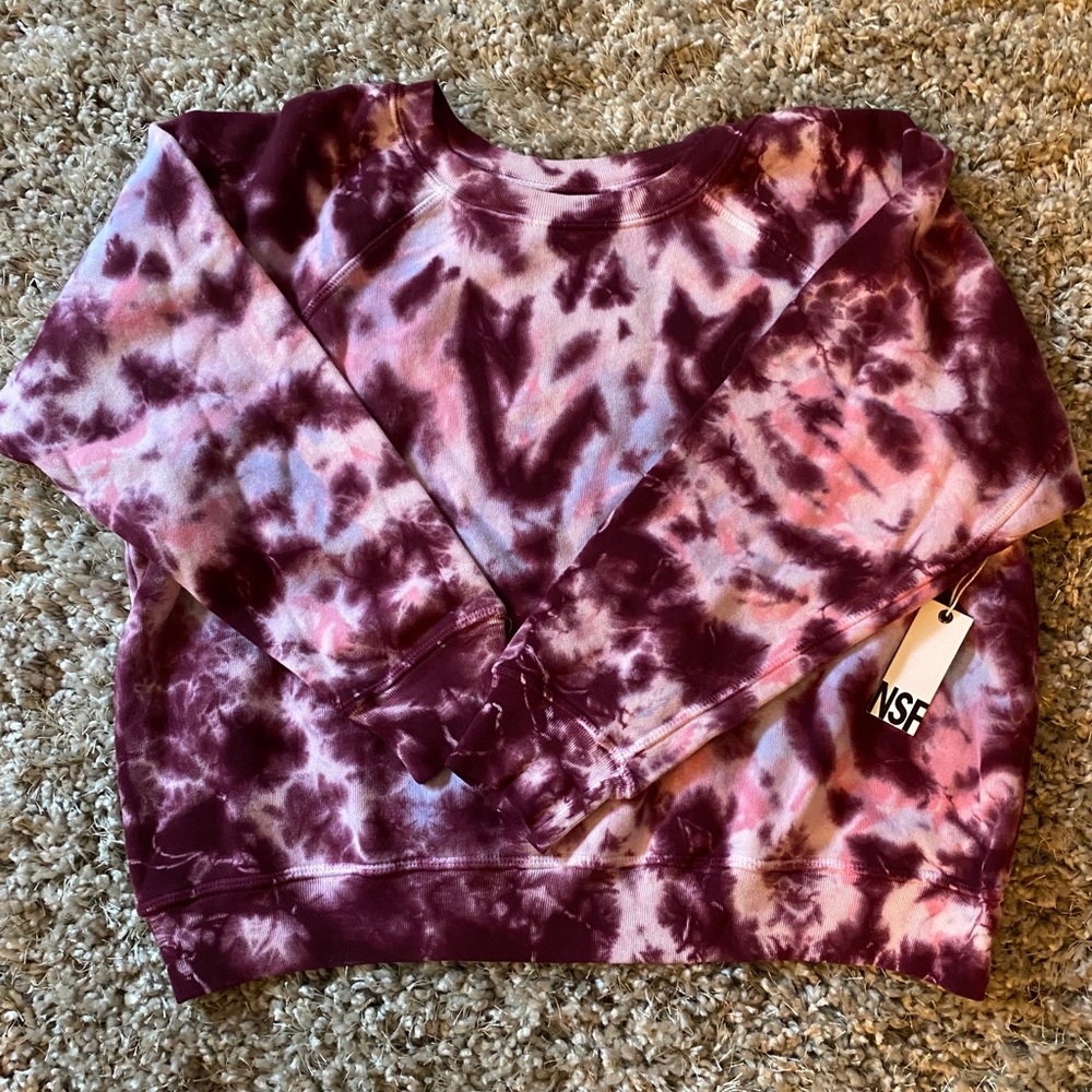 NSF tie dye sweatshirt NWT size small